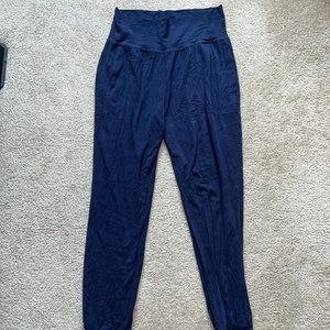 Athleta Navy Salutation Joggers